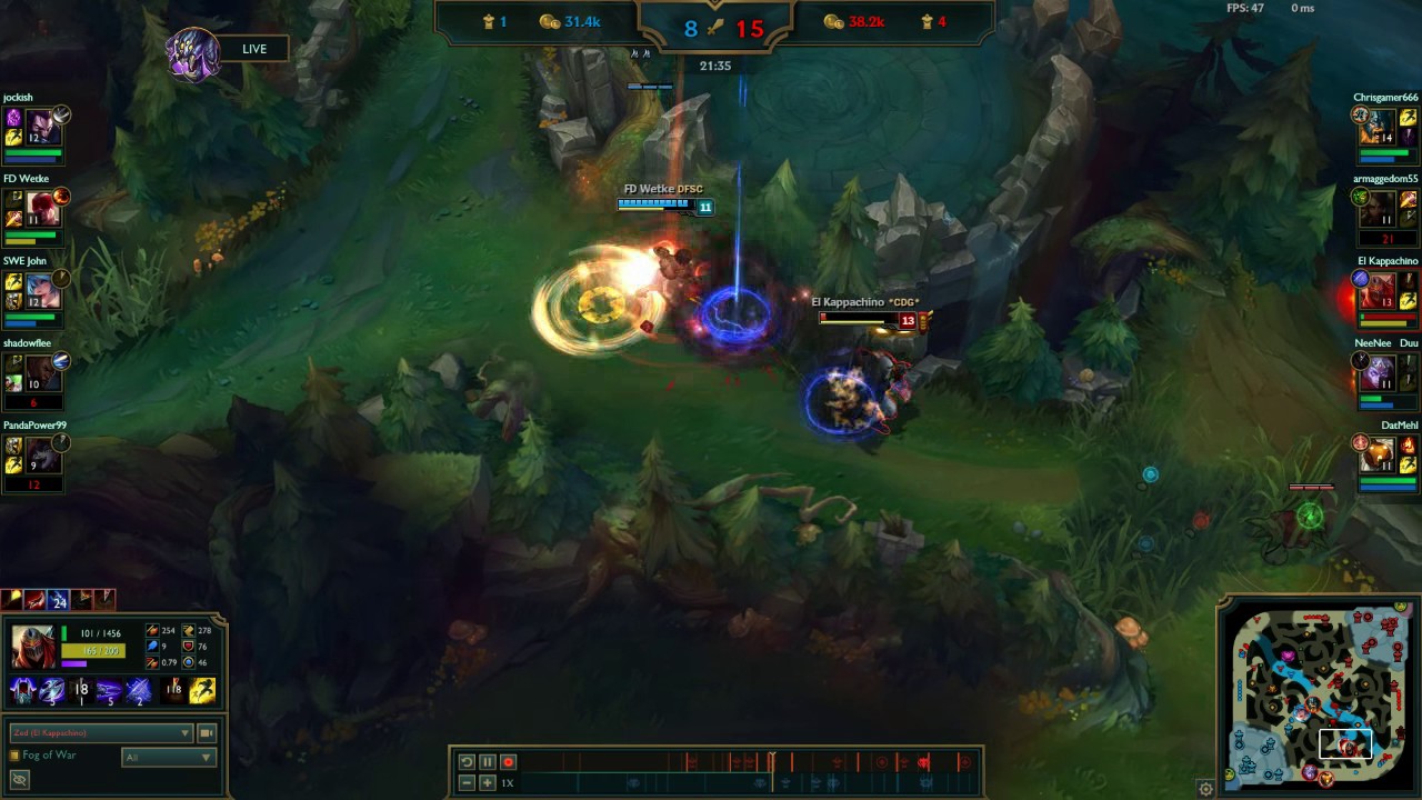 INSANE ZED 1v1 WOW