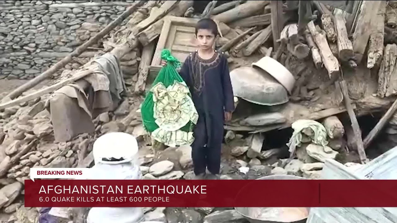 Hundreds killed in Afghanistan earthquake