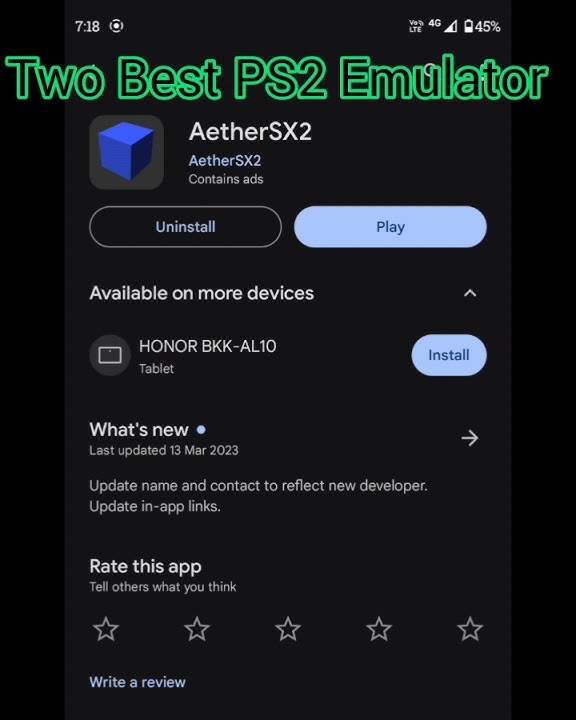 Two best PS2 Emulators for Android | #aethersx2 #damon #damonpro #ps2_emulator #urban_reign #gow2