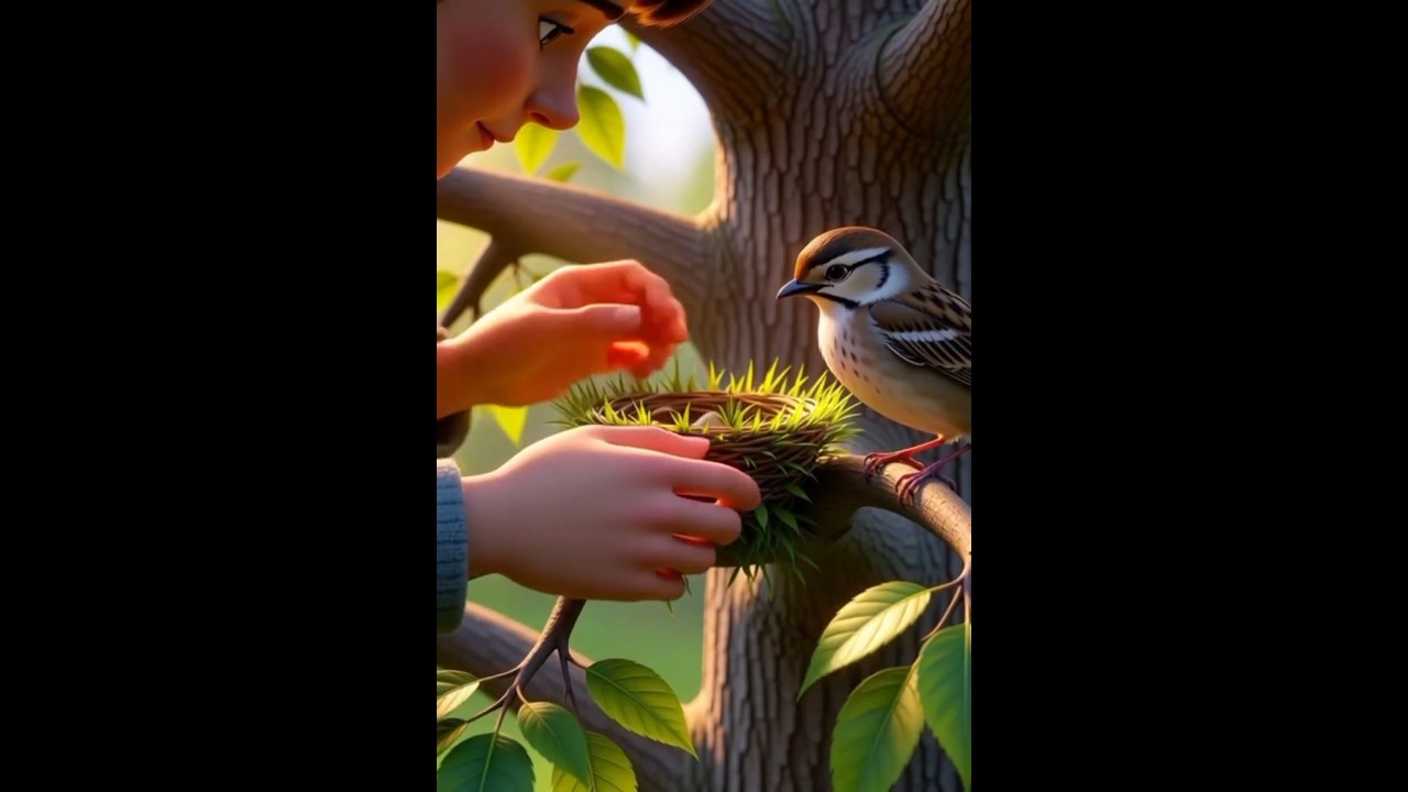 बूढ़ा किसान और नन्ही चिड़िया ❤️ | Emotional Village Story #viral #shorts #trending