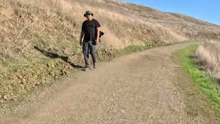 Del Valle Lake Trail.  From the dam to the marina/beach and back! Beautiful biking or walking trail!