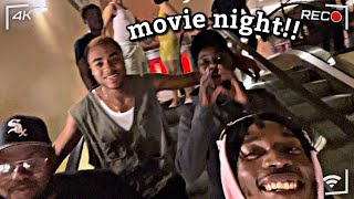 NIGHTLIFE VLOG: come to the movies with me & my friends!! 🫶🏾🔥