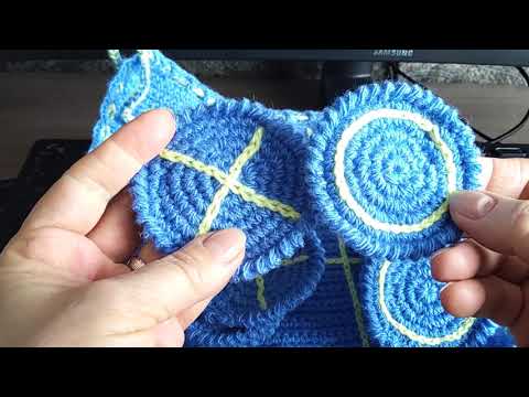 Крестики- нолики. Игра крючком.