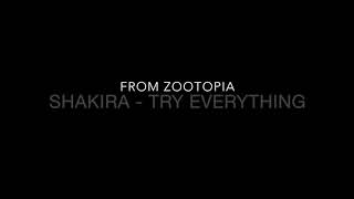 Shakira - Try everything ( lyrics)