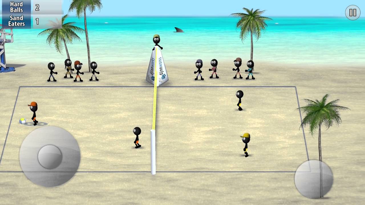 Stickman Volleyball 1 Android Gameplay Walkthrough YouTube