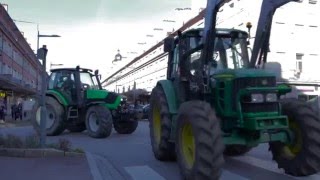 Manifestation agricole - Saint-Dié-des-Vosges - 06/02/2016