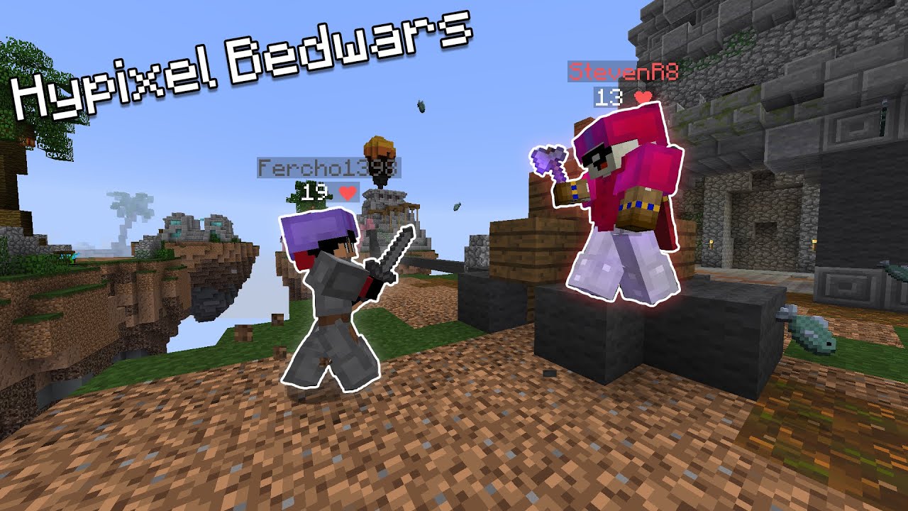 Knockback stick is the way | Hypixel Bedwars