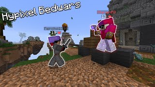 Knockback stick is the way | Hypixel Bedwars
