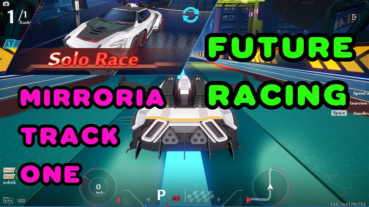 Future Racing | Mirroria Track 1 | Solo Race [TOF] - YouTube