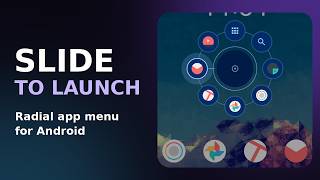 Radial Menu Launcher for Android: Orbit Setup Guide (Slide to Launch) screenshot 3