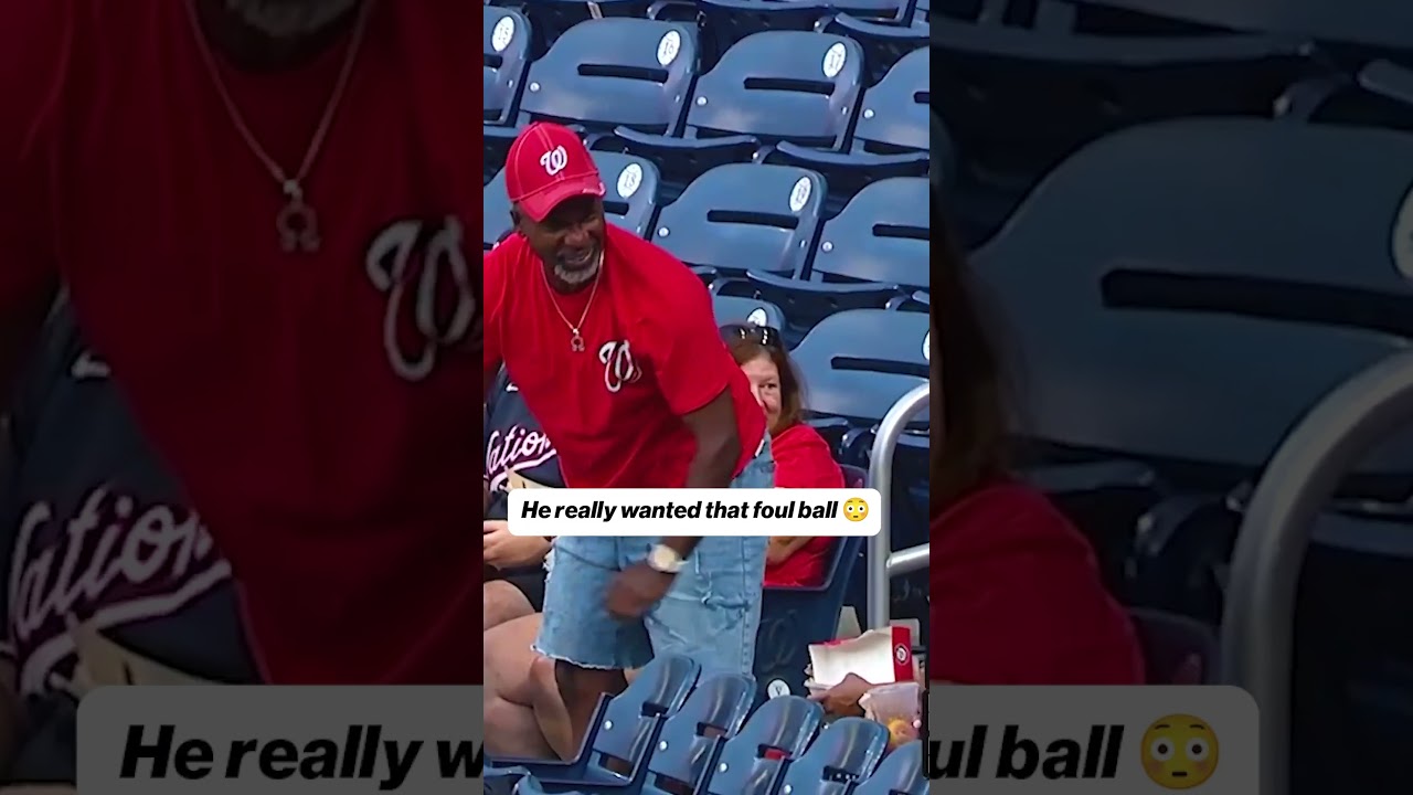 Full extension laying out to get this foul ball 😅 #MLB #baseball #foulball