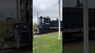 The Strasburg RR's #8618 ( running as Mavis) and Thomas pass by the Paradise Station in Ronks, PA!
