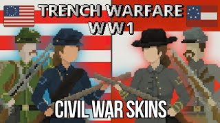 United States Growth Fund Skin Showcase (Civil War) | Trench Warfare WW1 screenshot 2