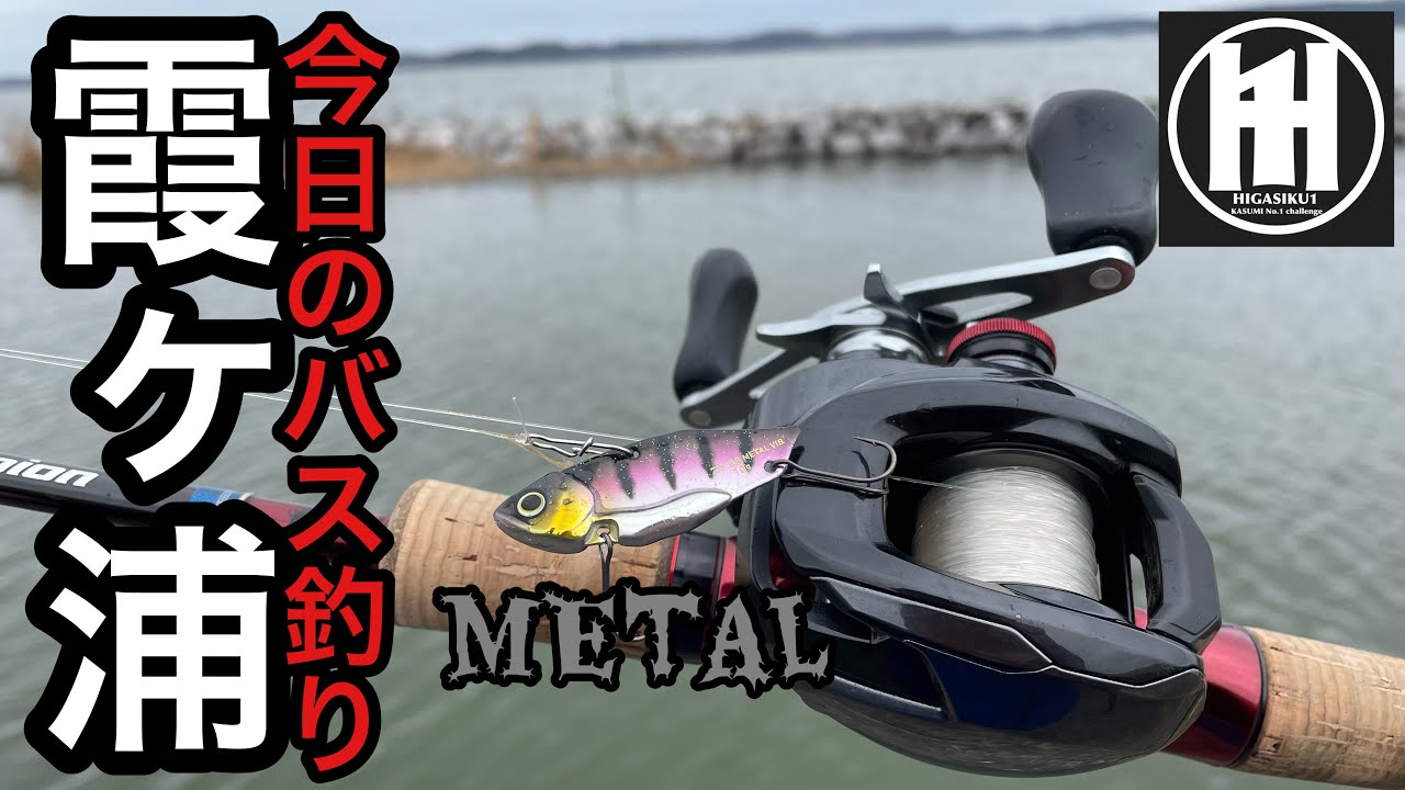 バス釣り霞ヶ浦！ダイワメタルバイブで北浦2026年2月22日