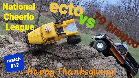 Element Ecto vs Traxxas TRX4 79 Bronco National Cheerio League competition match 12 @ Crawler County