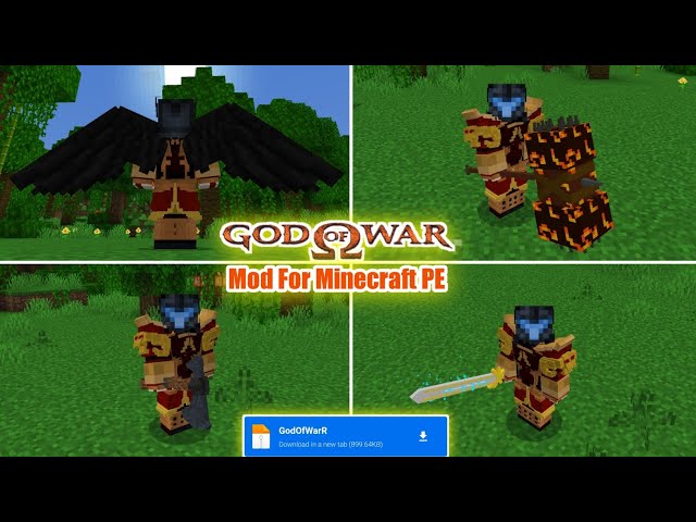 Download God Of War Addon for Minecraft android on PC