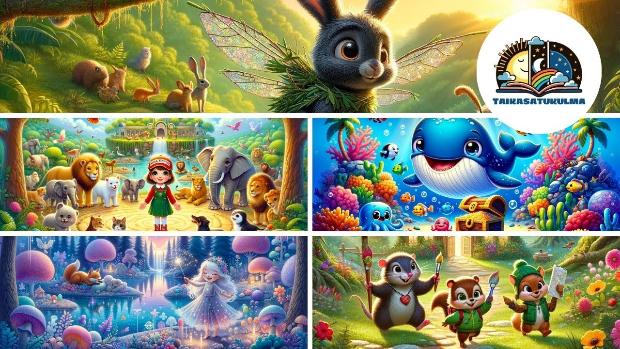 Iltasatukokoelma: Lentokoulu, Eläimet koulussa, Eläintarhassa, Salaisuuksien arkku & Uniseikkailu