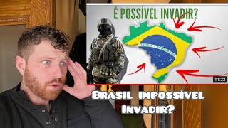 BRASIL é impossível INVADIR (AMERICANO reage ao EXÉRCITO BRASILEIRO)