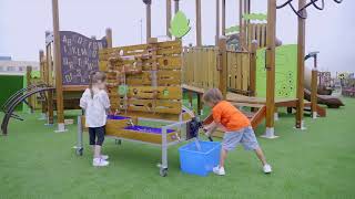 HW1 S681 A Outdoor Moveable Water Table