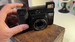 Nikon L35 TW AF vintage foto camera 38/65mm Macro lens