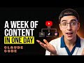 How I Make a Week of YouTube Content With My Content OS