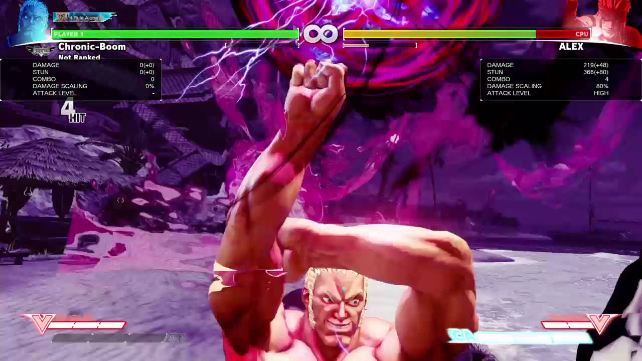 STREET FIGHTER V - Urien Basic OTG Super combo