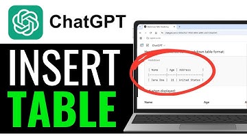 How to Insert Table in ChatGPT 2025 | How To Create Table In ChatGPT (EASY STEP)