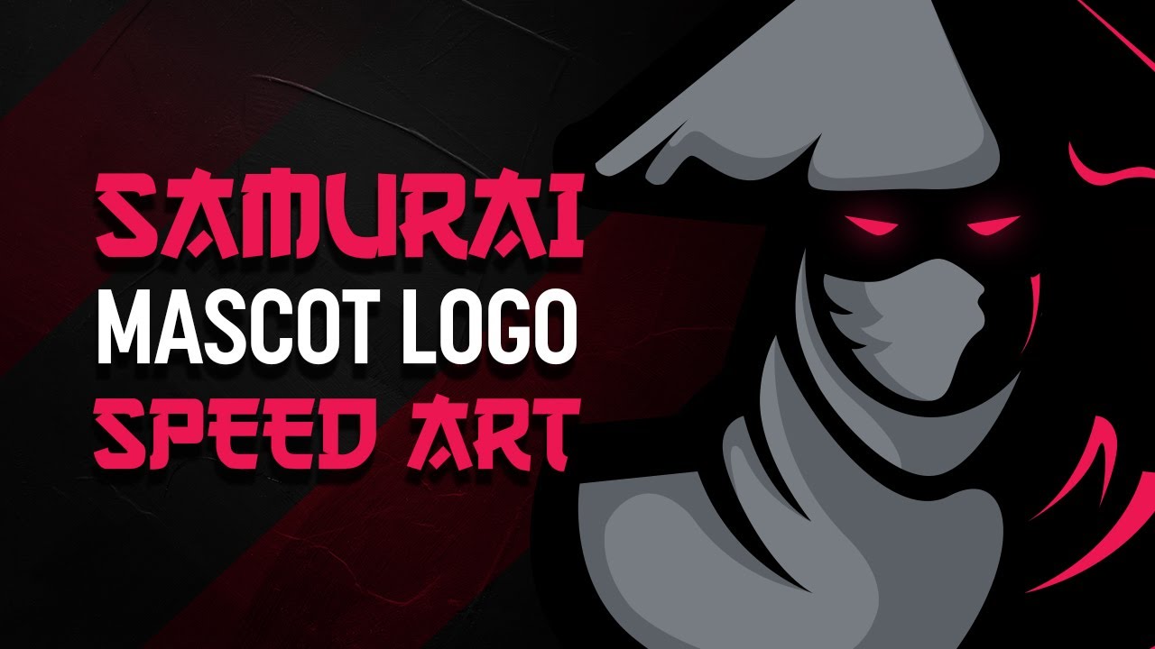 Samurai Mascot Logo Speed Art