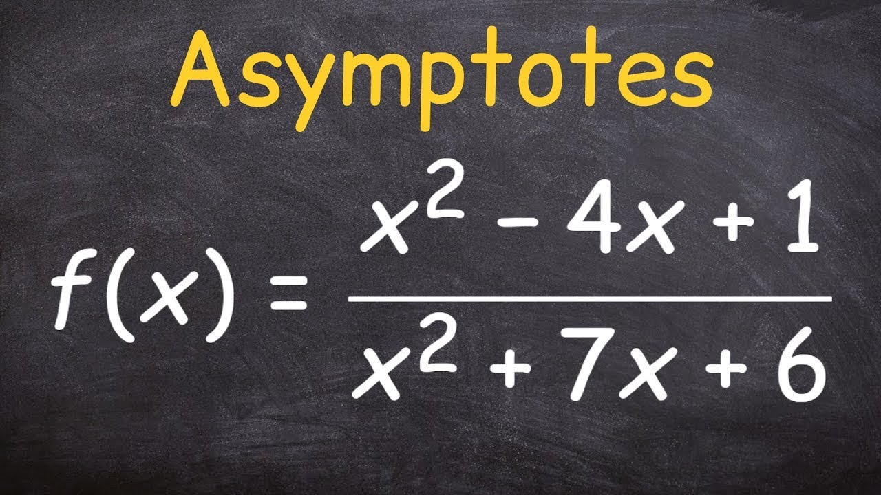 Finding The Asymptotes