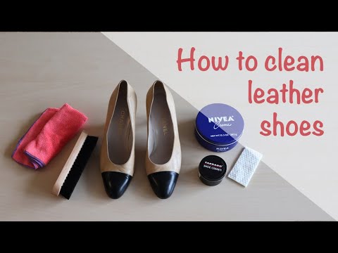 How to clean your leather shoes - YouTube