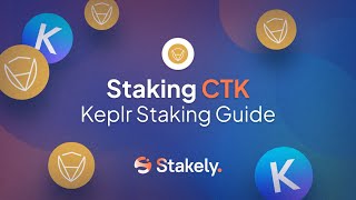 How To Stake Ctk With Keplr Shentu Staking Tutorial