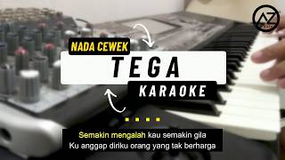 Tega - Rita Sugiarto (Cover) | KARAOKE Nada Cewek