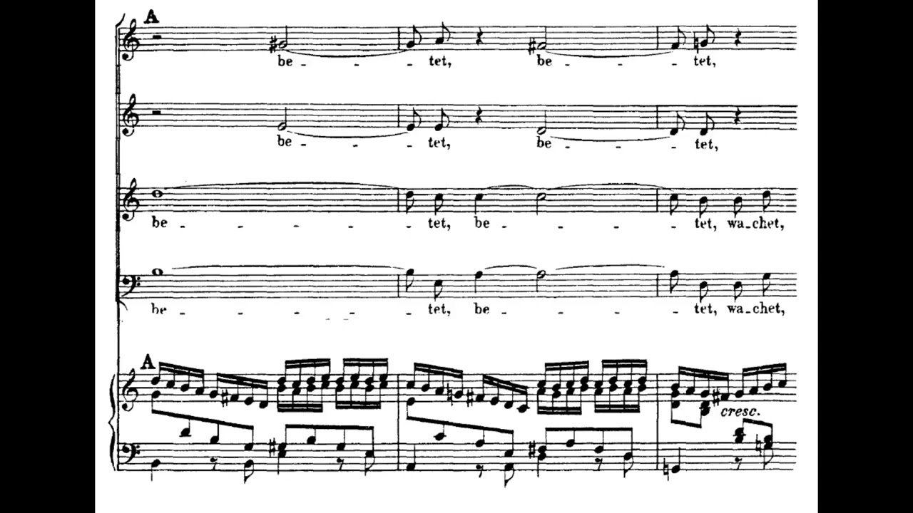 Bach: Cantata No. 70 - I. Wachet, betet, betet, wachet - Lutz