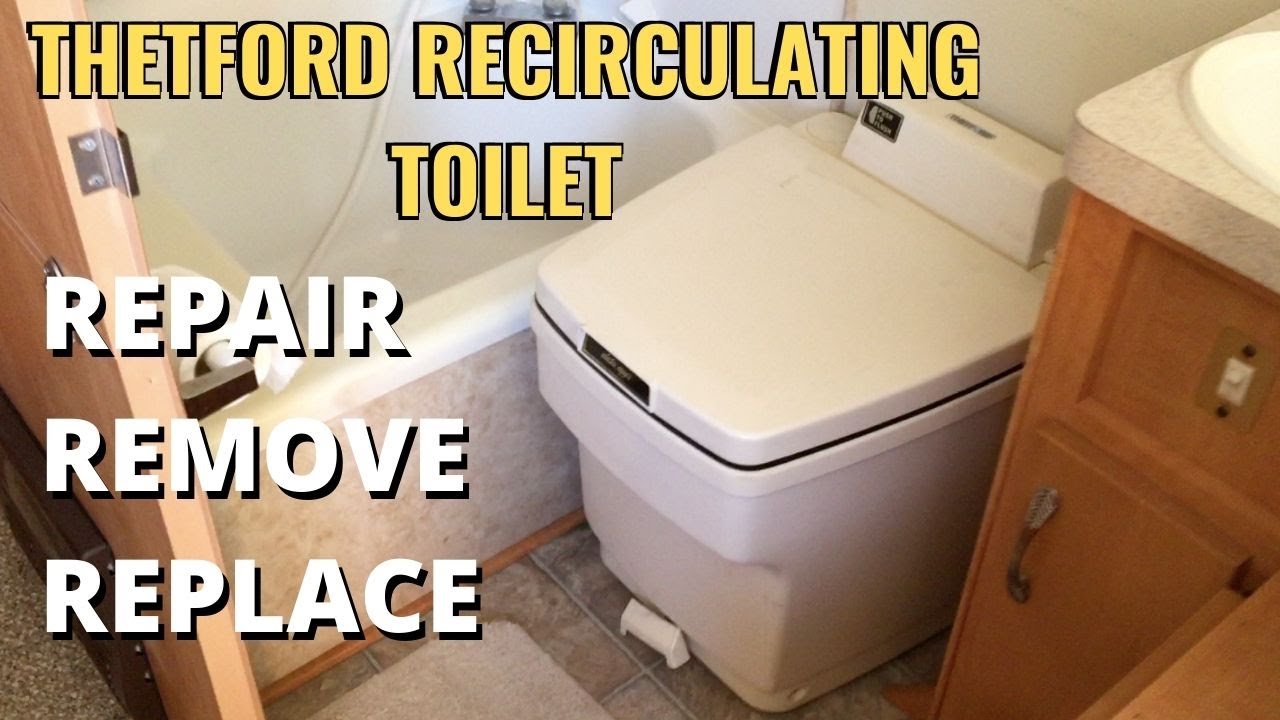 Thetford Electra Magic Toilet Repair Remove Replace TrailManor