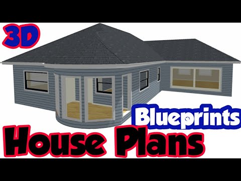 House Plans Home Plan Designs Floor Plans Blueprints How To Draw - YouTube