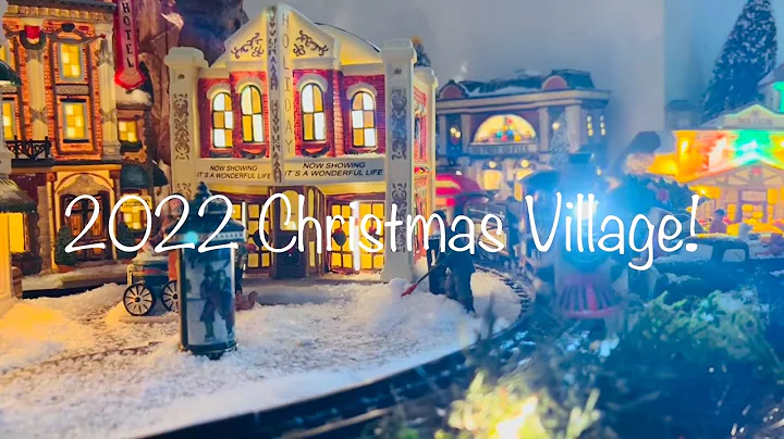 My 2022 Christmas Village! (Feat. Lemax, Departmen...