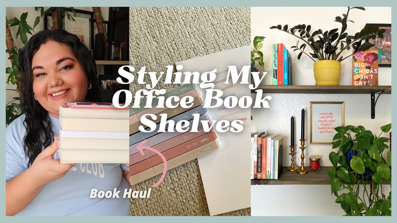 Online Book Shopping & Haul + Styling My Therapy Office Book Shelves