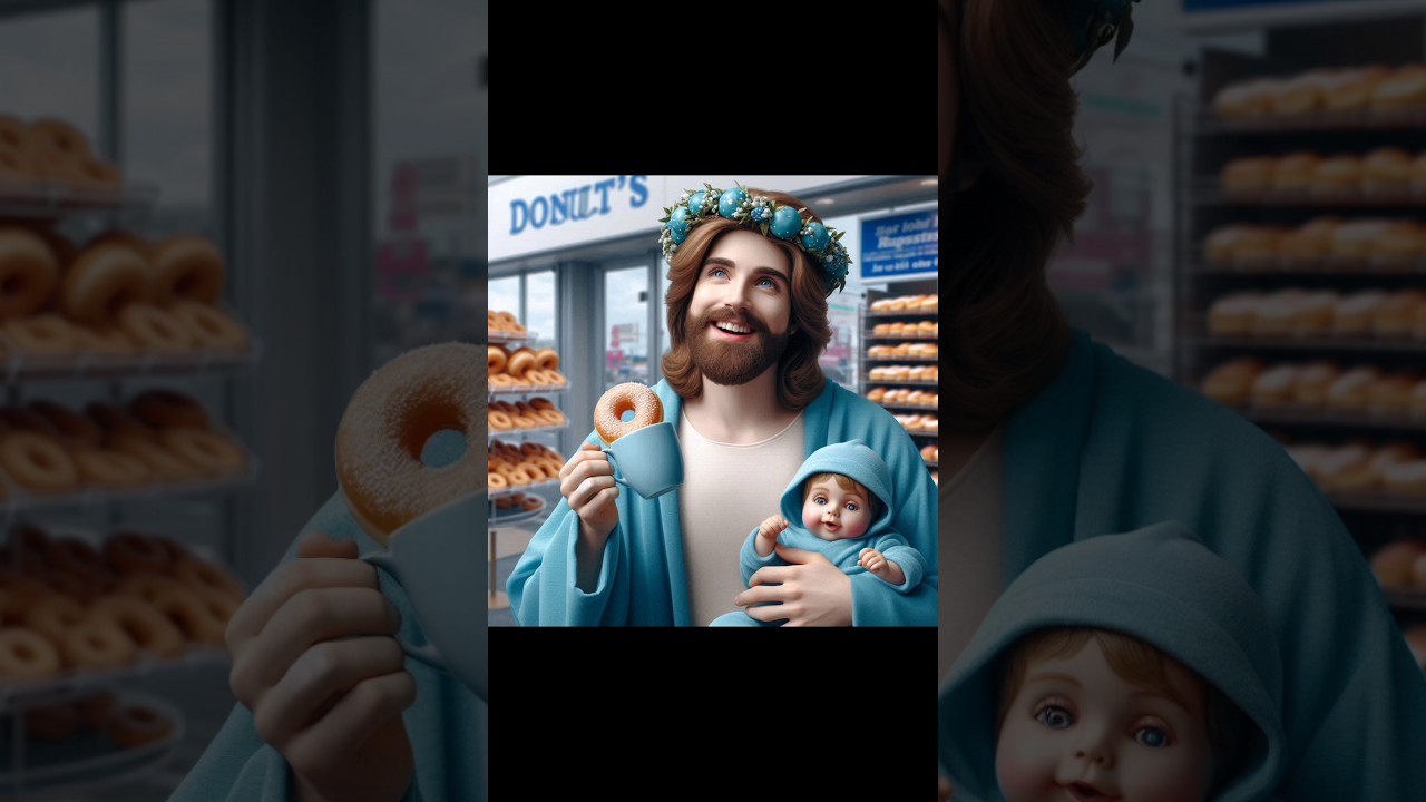 "Jesus love donuts 🍩😍 " 