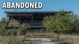 Abandoned Saginaw County Fairgrounds Horse Race Track MASSIVE STADIUM