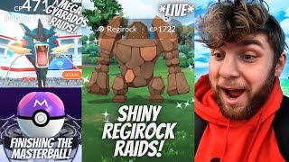 ✨Finishing All The Masterball Tasks! Regirock and Mega Gyarados Raids In Pokemon Go!✨