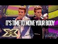 IT'S TIME TO MOVE YOUR BODY with Jedward | Live Show 1 | Series 6 | The X Factor