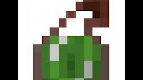 Minecraft Tutorial #8 - How to make a Splash Potion of Poison