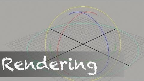 Autodesk Maya Tutorial - Create a Rotating / Revolving Camera (turn table)