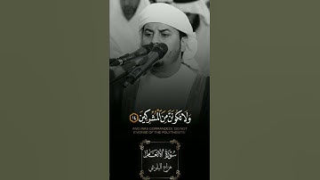 هزاع البلوشي 🤍🎧 " قل أغير الله أتخذ وليا"🌿🖤سورة الأنعام