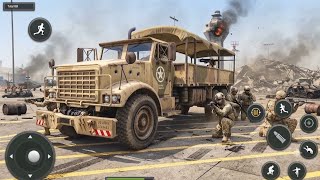 Extreme Offroad Army Truck Mission  🚚| Military Truck Game Simulator Gameplay screenshot 4