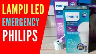 Lampu emergency LED PHILIPS 7 watt. 