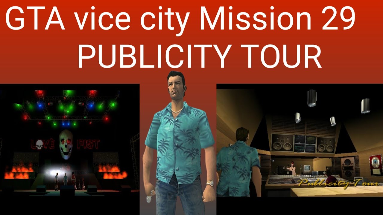 GTA Vice City Mission 29 – Publicity Tour | Full Gameplay in Urdu | Umer Gaming