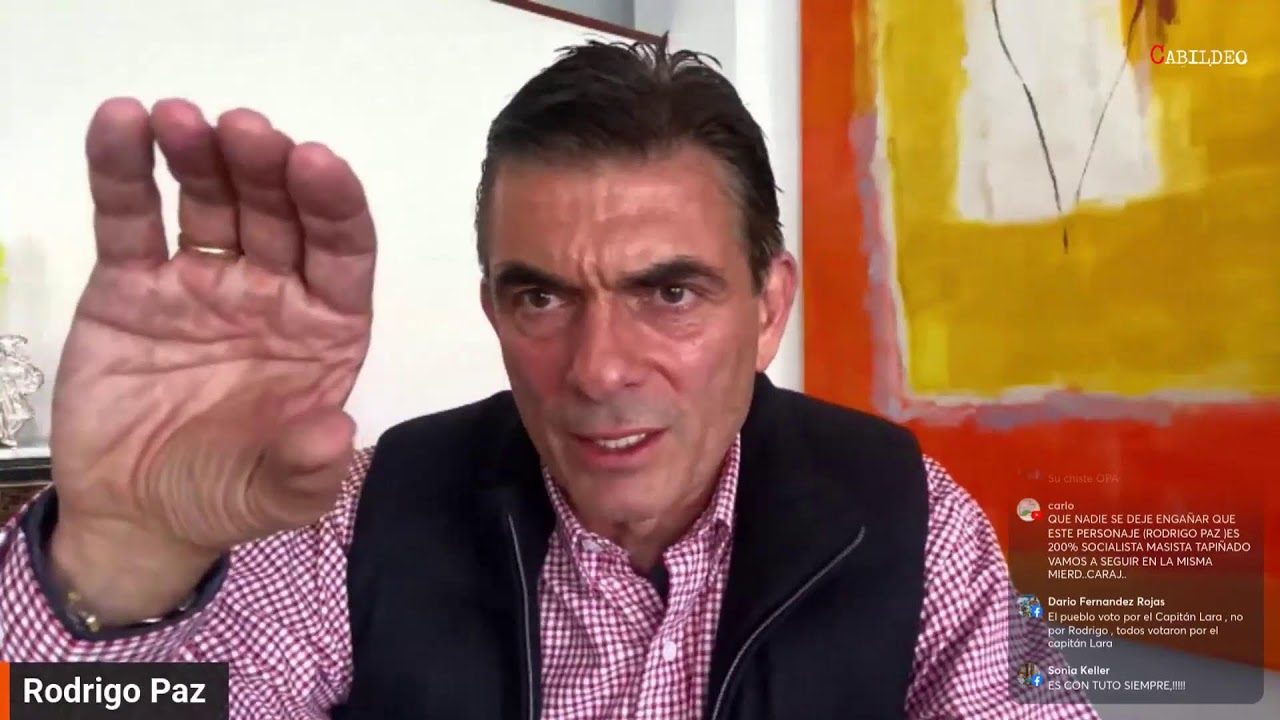🔴 Пересмотрите заново интервью с Родриго Пасом на Cabildeo Digital.