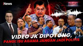 Jusuf Kalla's Video Cut, Pangi: Don't Make Religious Issues Political | The People Speak Out