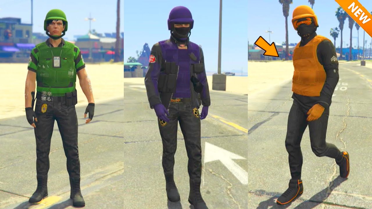 Как получить сразу несколько цветных комплектов брони TryHard! (GTA 5 ONLINE)